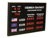 Офисные табло валют 4 разряда - купить в Казани
