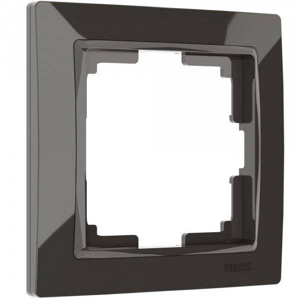 Рамка на 1 пост Werkel WL03-Frame-01 Snabb Basic (серо–коричневый) - купить в Казани