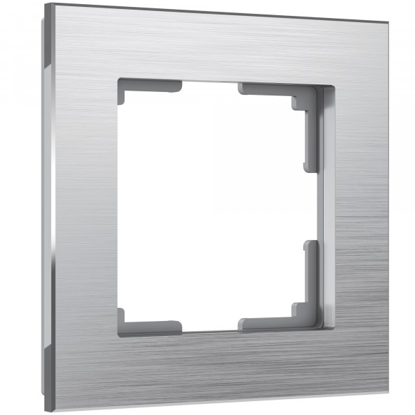 Рамка на 1 пост Werkel WL11-Frame-01 Aluminium (алюминий) - купить в Казани