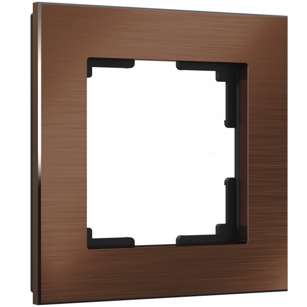 Рамка на 1 пост Werkel WL11-Frame-01 Aluminium (коричневый алюминий) - купить в Казани